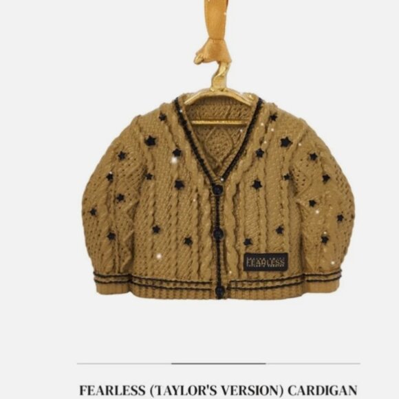 Taylor Swift Fearless Cardigan Holiday Christmas Ornament PRESALE - Picture 1 of 1